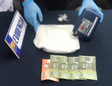 Conductor de Uber detenido con más de medio kilo de cocaína