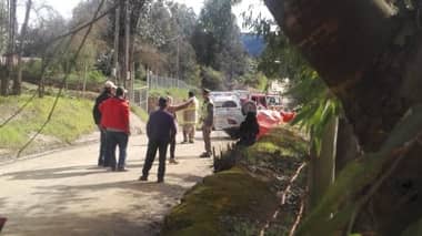 Tragedia automovilística en ruta a Santuario de Limávida