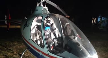 Recuperan helicóptero sustraído desde una empresa en Requinoa