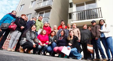 Beneficiados visitaron nuevos departamentos de Torres del Vaticano