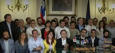 Partidos firmaron “Acuerdo por la Paz y una nueva Constitución”