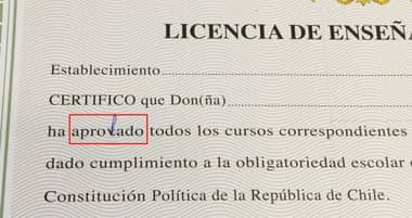 Error ortográfico obligó a la Municipalidad de Santiago a retirar certificados escolares