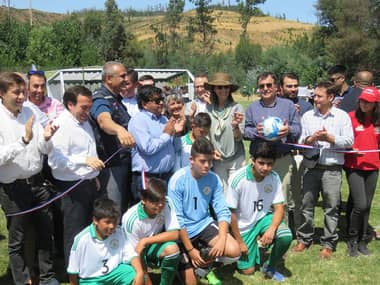 Santa Olga tiene nueva cancha para sus deportistas