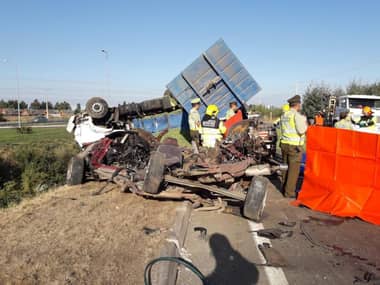 Violento accidente de tránsito deja cuatro muertos en Linares