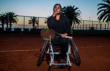 Tenista paralímpica busca apoyo para internacionalizar su carrera