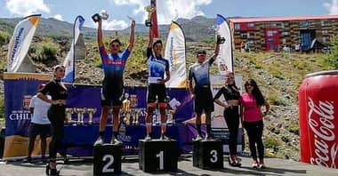 Cristián Arriagada primero en Junior y tercero en la General del Ascenso Nevados de Chillán