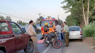 Accidente de tránsito dejó dos lesionados en Ruta J-55 camino a Los Queñes