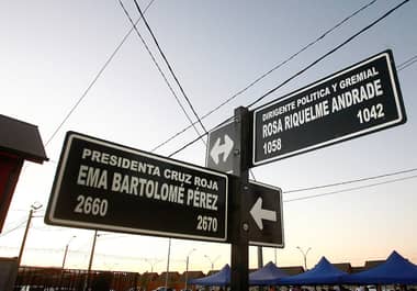 Calles de Villa Don Sebastián de Rauquén llevan nombres de mujeres destacadas de Curicó