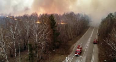 Alerta mundial en Chernobyl: los incendios se acercan a los residuos radiactivos