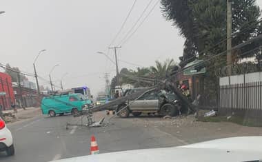 Conocido comerciante de Duao protagonizó accidente de tránsito en ingreso a Curicó