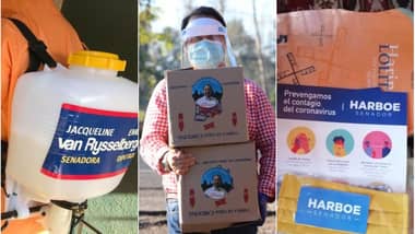 Polémica por entrega de ayuda por parte de parlamentarios con sus rostros y nombres
