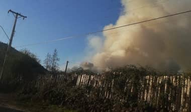 Incendio destruye salón de la Casona El Piedral