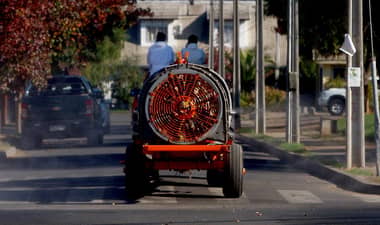 Continúan sanitización en Curicó