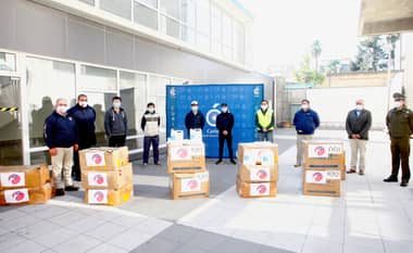 Empresarios chinos donaron 20 mil mascarillas a instituciones públicas de Curicó
