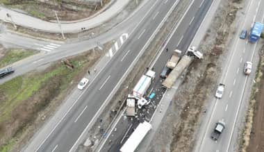 Accidente de tránsito deja al menos tres fallecidos en Ruta 5 Sur a la altura de Rengo