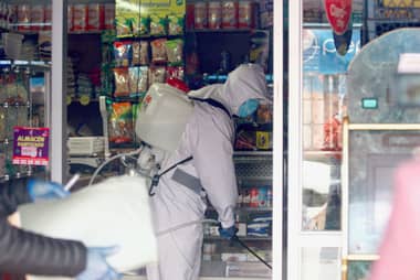 Más de 800 locales de barrios han sido sanitizados