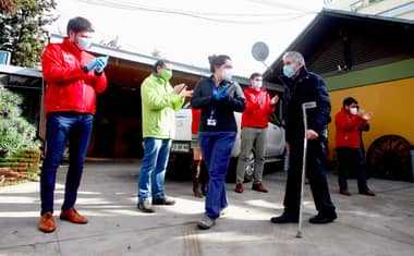Adultos mayores volvieron al Hogar Betania tras recuperarse de Covid-19