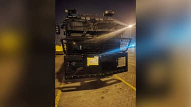 Polémica genera arribo de nuevos carros lanza agua de Carabineros en el Puerto de San Antonio