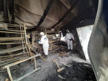 PDI investiga intencionalidad de incendio que destruyó galpón avícola en Palmilla