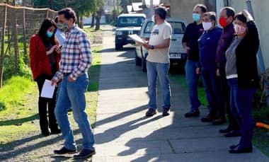 Reposición de veredas en población John Kennedy de Curicó comenzará el próximo lunes