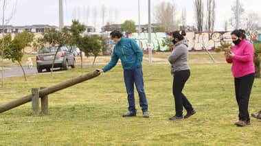 Comenzó remodelación de área verde y multicancha en Villa Don Sebastián de Curicó