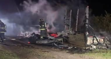 Incendio destruyó dos cabañas en el sector Tricao de Rauco