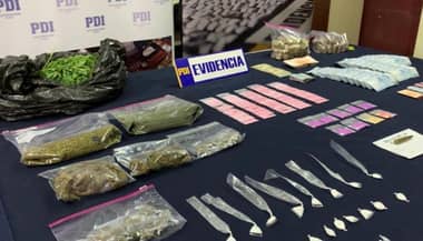 PDI detuvo en Curicó a banda dedicada al tráfico de drogas