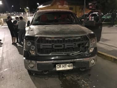 Persecución policial terminó con heridos y daños en radiopatrullas