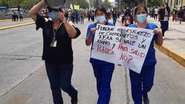Fenats denunció que aún no se paga el "Bono Covid" prometido a los trabajadores a honorarios de la salud