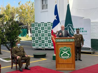 Presidente anunció inversión de $56.200 millones para modernización de Carabineros