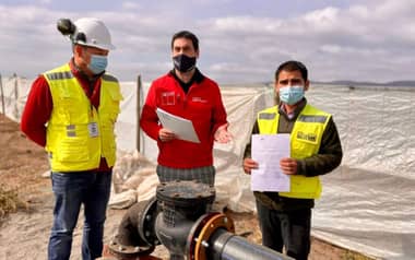 Construcción de estanque entregará agua potable a más de 130 hogares de Sagrada Familia