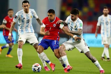 Chile consiguió un buen empate ante Argentina como visitante