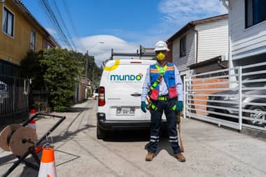 Empresa Mundo otorga servicio de fibra óptica en comuna de Chanco