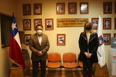 Municipio de Licantén evaluó avances en planta desalinizadora de Duao