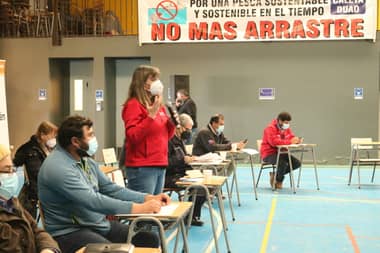 Sindicatos de pescadores del Maule se reunieron con subsecretaria de Pesca en Licantén