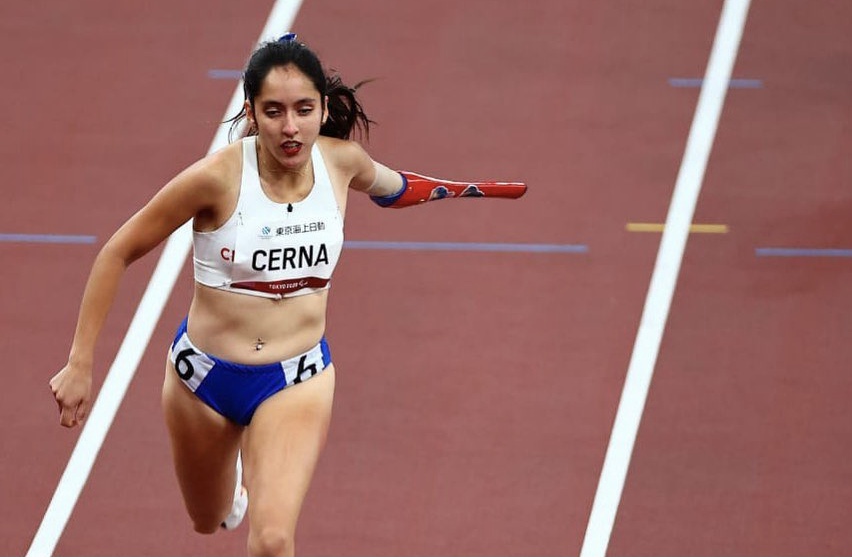 Amanda Cerna finalizó en el sexto lugar en los 400 metros de los Paralímpicos de Tokio 2020
