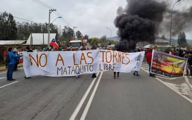 Siguen protestas contra proyecto de torres de alta tensión que afectaría comunas de Hualañe, Curepto y Sagrada Familia