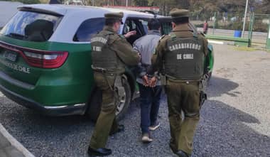 Carabineros detuvo a sujeto que robó y lesionó a mujer en Romeral