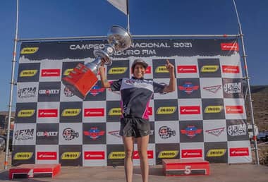 Tania González se coronó por cuarta vez campeona nacional de enduro