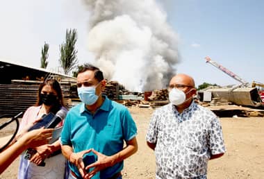 Municipio de Curicó oficiará a Seremi de Salud para que investigue a empresa afectada por incendio