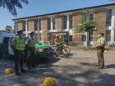 Carabineros de Romeral implementó servicios de patrullaje en bicicleta
