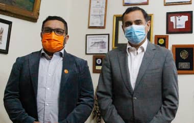 CORE Roberto García se reunió con el alcalde de Curicó para analizar temáticas comunales