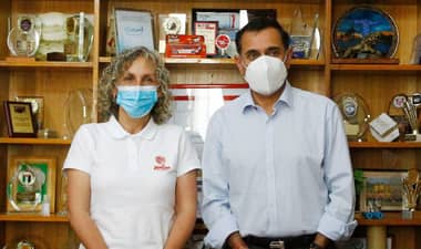 Alcaldes de Curicó y Molina renovaron compromiso de trabajo entre municipios