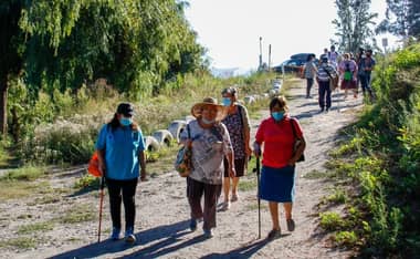 Club de Diabéticos del Hospital de Licantén inició taller de trekking