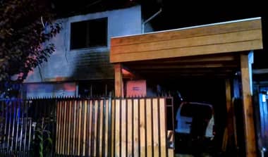 Hombre falleció en incendio de su vivienda en Curicó