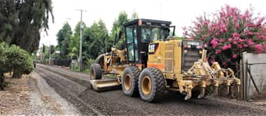 Comenzó pavimentación de callejón Ampurdam Sur de Romeral