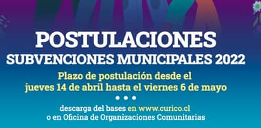 Dideco Curicó inició postulación a subvenciones municipales 2022