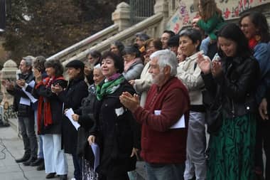 Artistas manifiestan su apoyo a la nueva Constitución