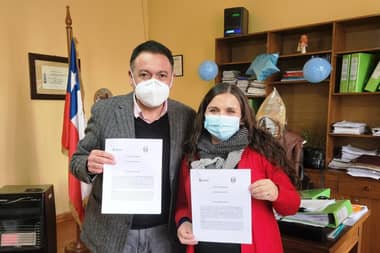 Municipios de Hualañé y Licantén firmaron convenio de cooperación mutua