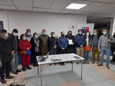 Juntas de Vecinos del nororiente de Curicó coordinan acción preventiva con las policías y el municipio